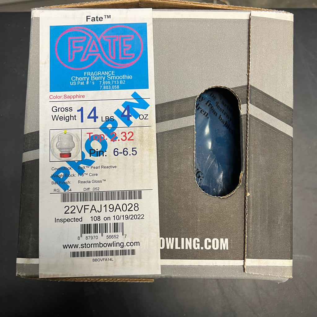 ボール storm fate 14P Storm Fate Bowling Ball Review | Bowling This Month