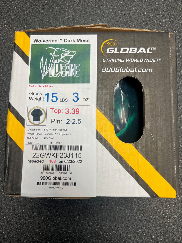 900 Global Wolverine Bowling Ball