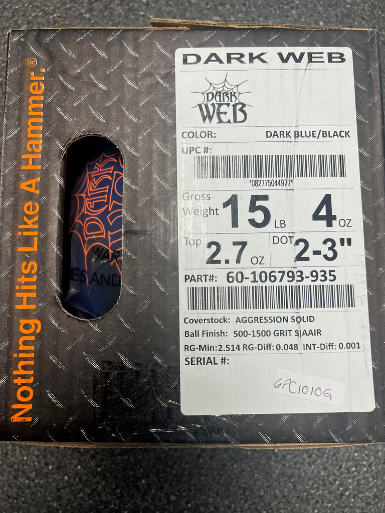 Hammer Dark Web 15 lbs NIB – BowlingGems.com