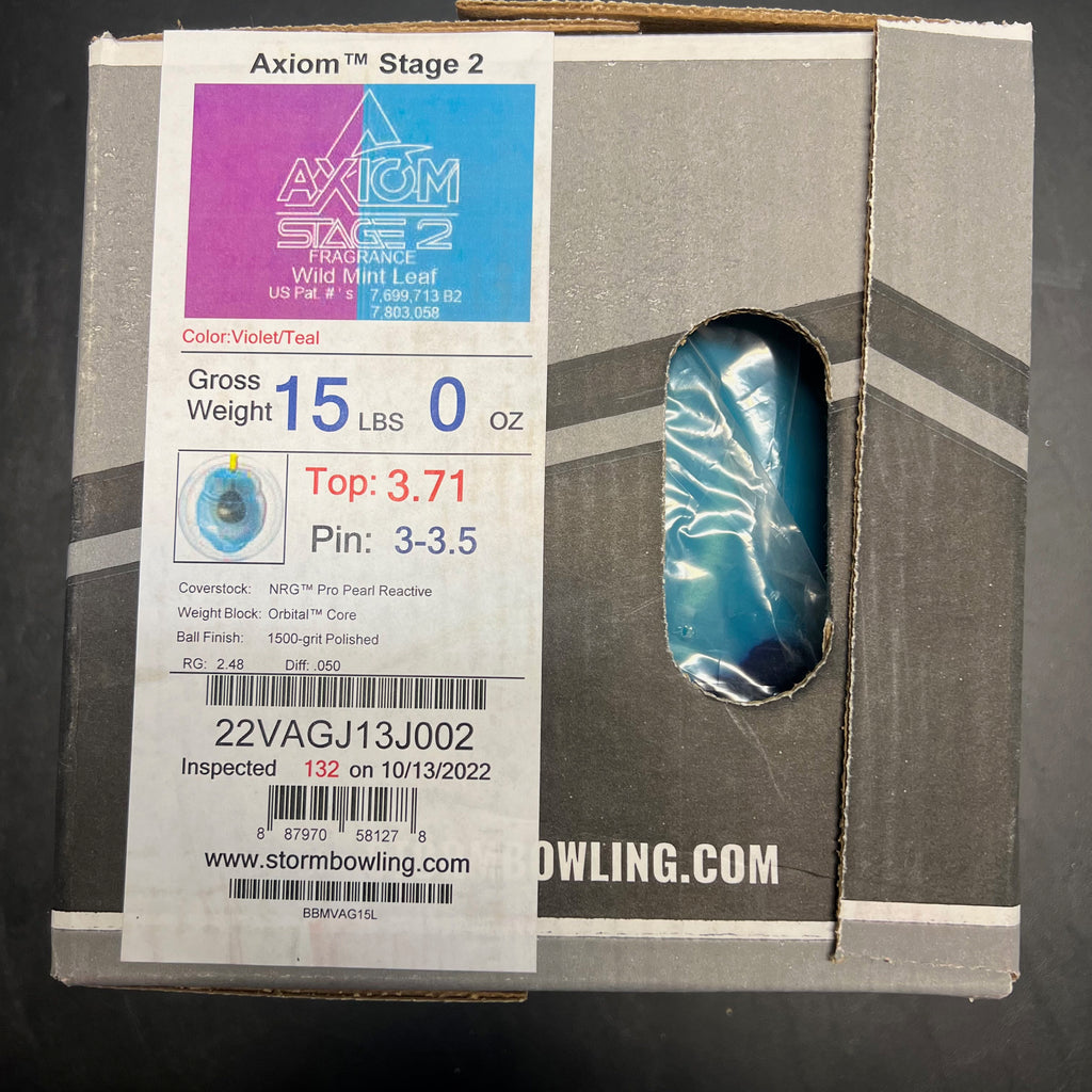 Storm Axiom Stage 2 15 lbs NIB – BowlingGems.com