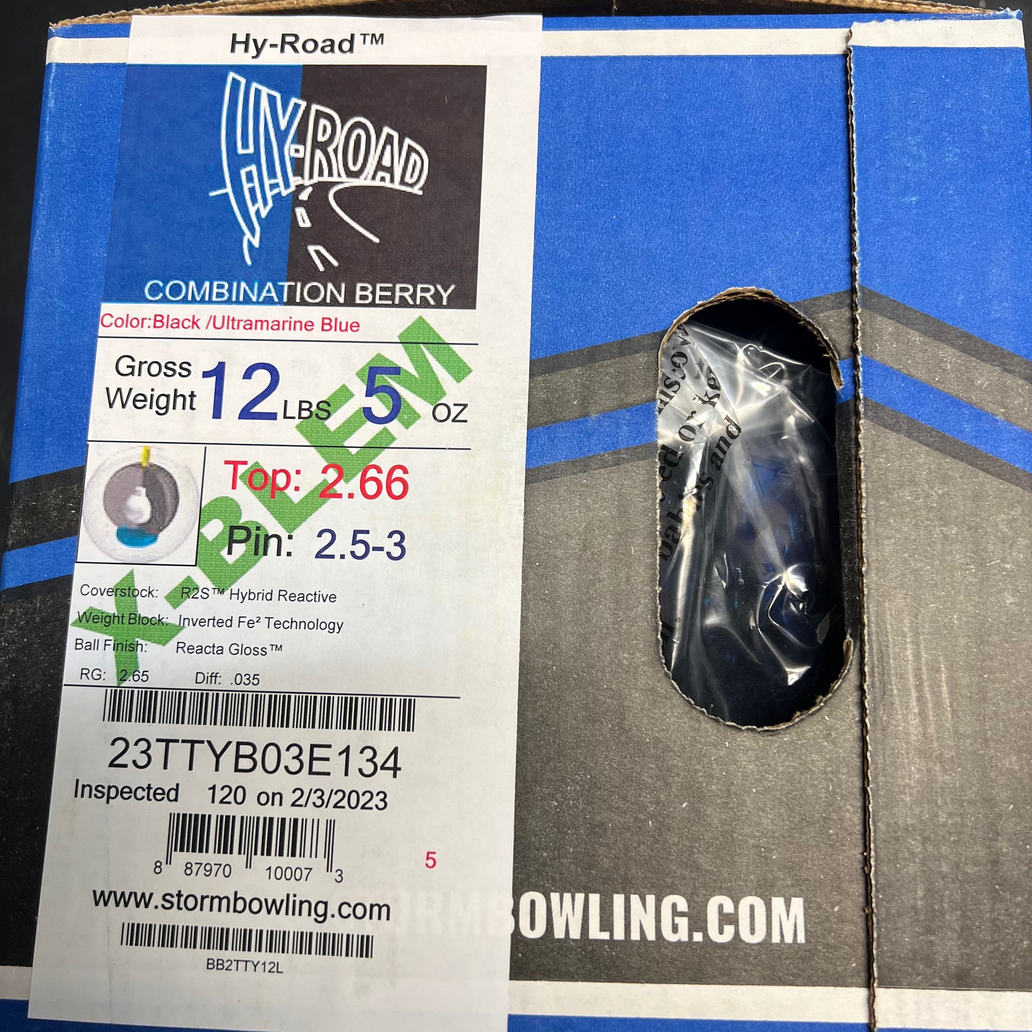 Storm Hy-Road X-Blem 12 lbs NIB – BowlingGems.com