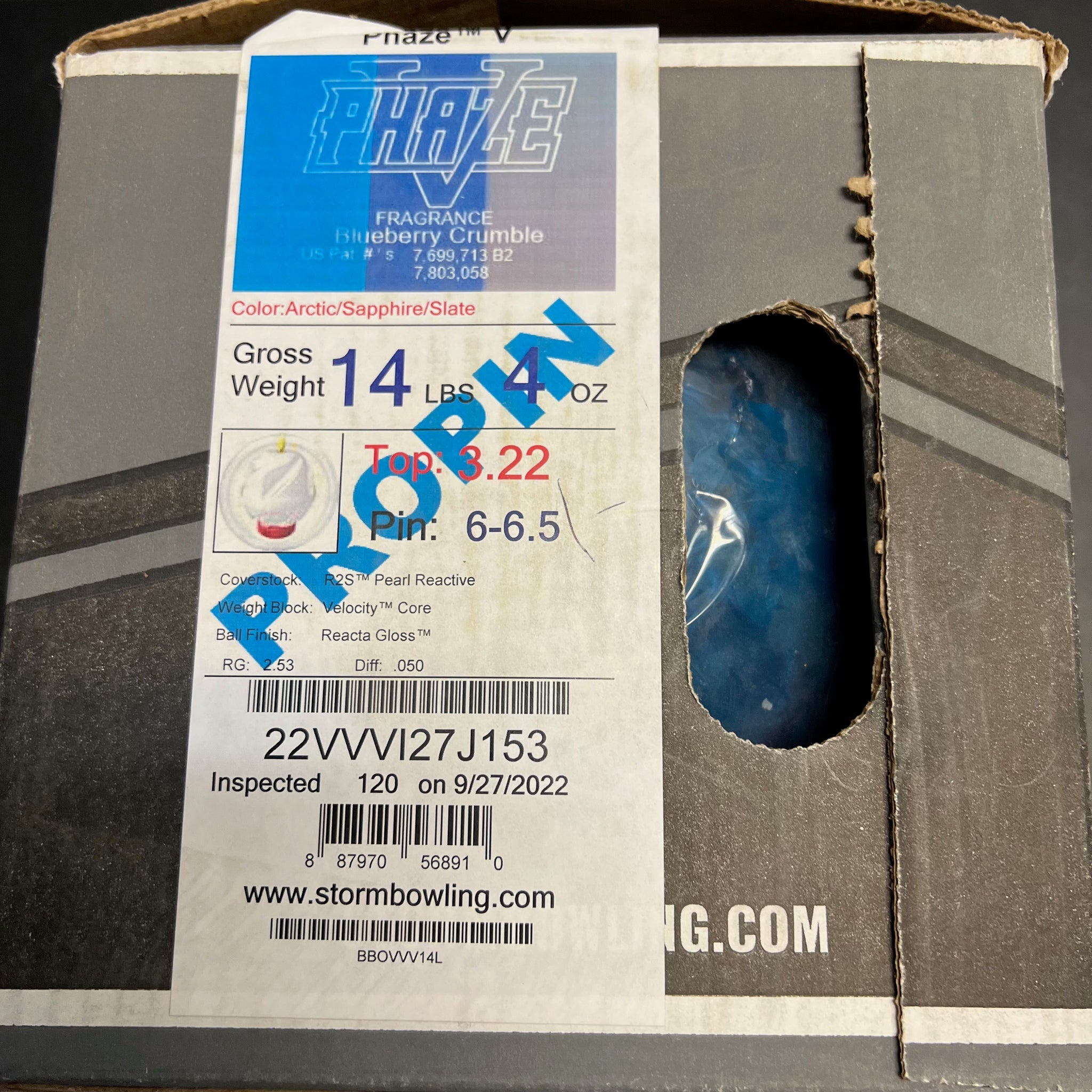 Storm Phaze V Pro-Pin 14 lbs NIB – BowlingGems.com