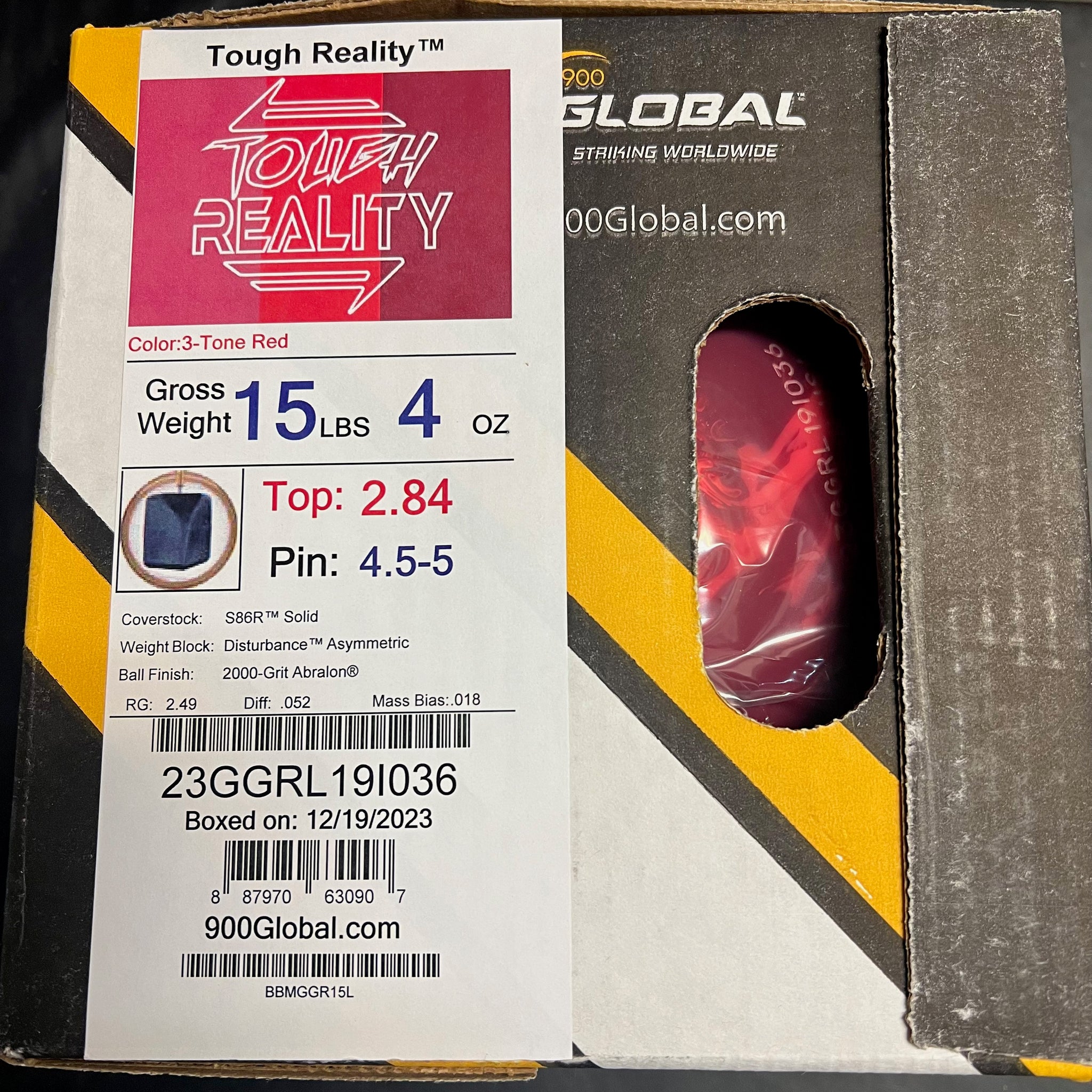 900 Global Tough Reality 15 lbs NIB – BowlingGems.com