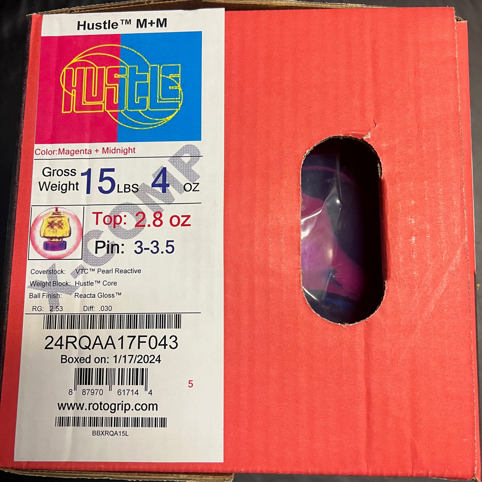Roto Grip Hustle M+M X-Comp 15 lbs NIB – BowlingGems.com