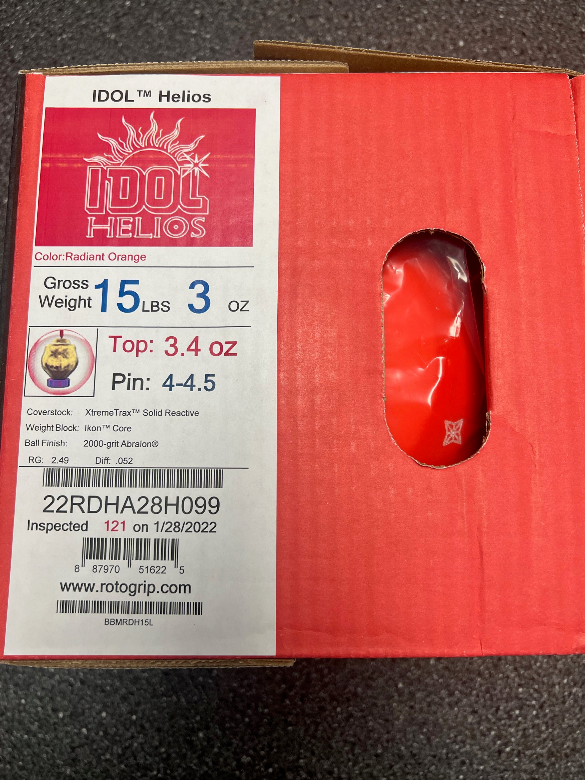 Roto Grip Idol Helios 15 lbs NIB – BowlingGems.com