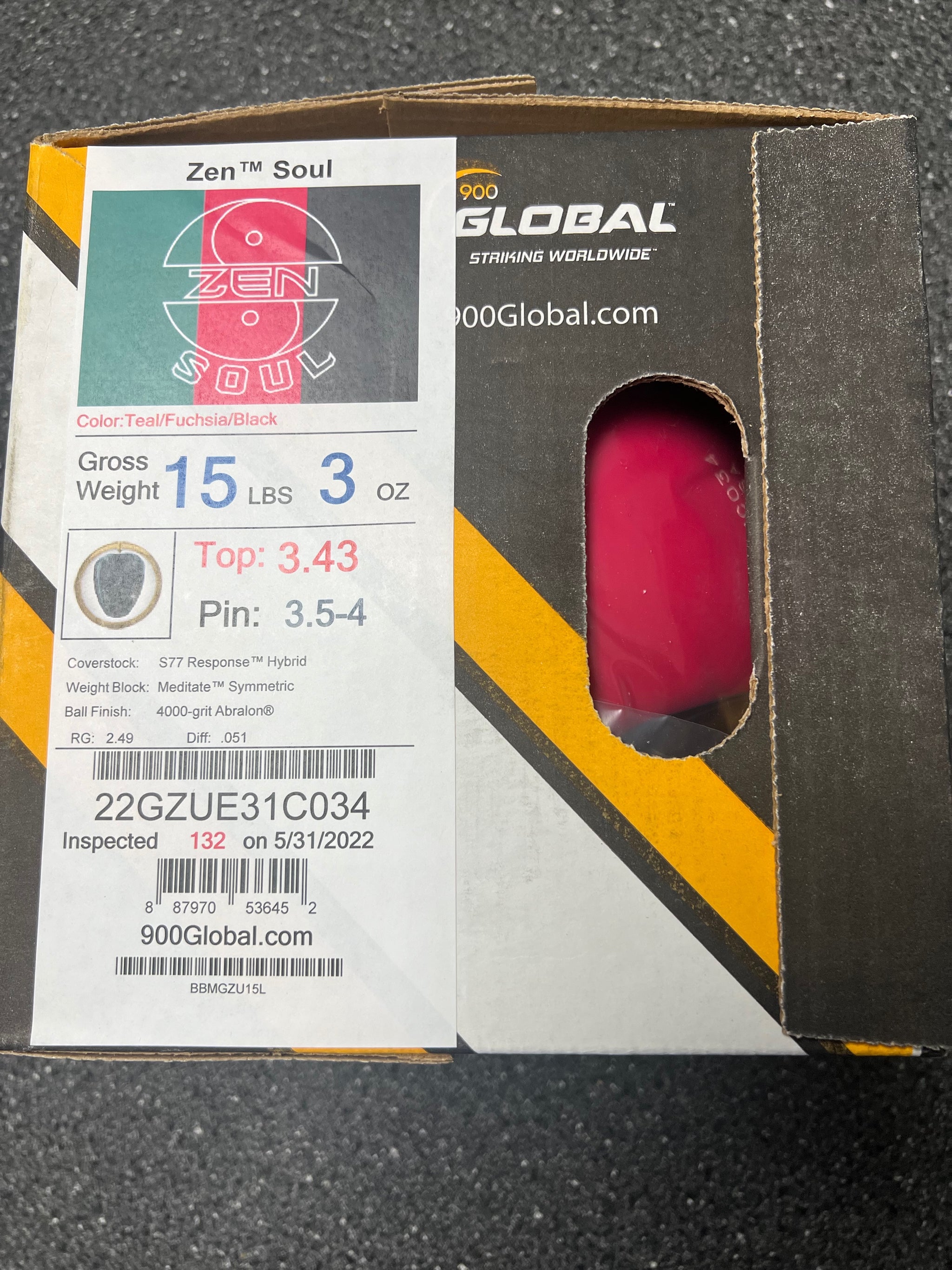900 Global Zen Soul 15 lbs NIB – BowlingGems.com