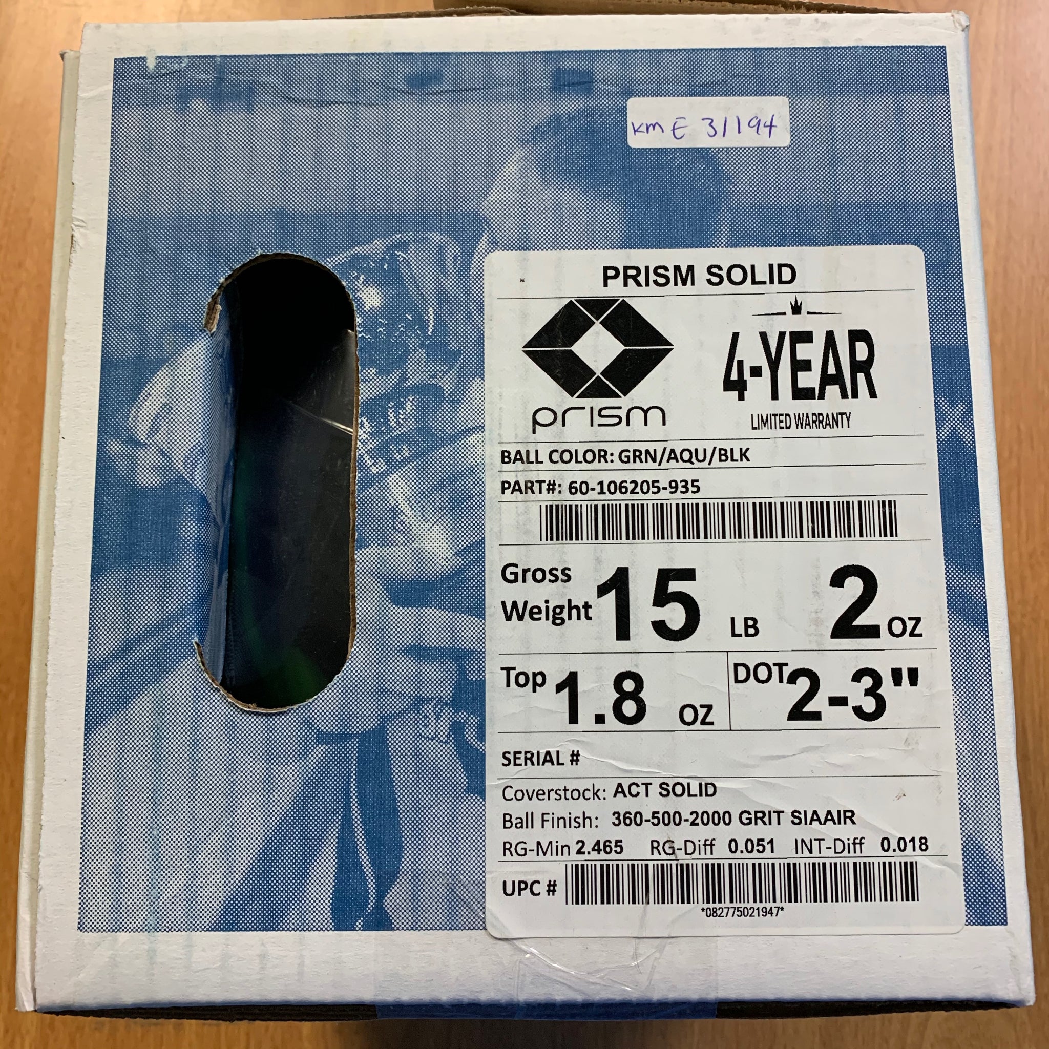 Brunswick Prism Solid 15 lbs NIB – BowlingGems.com