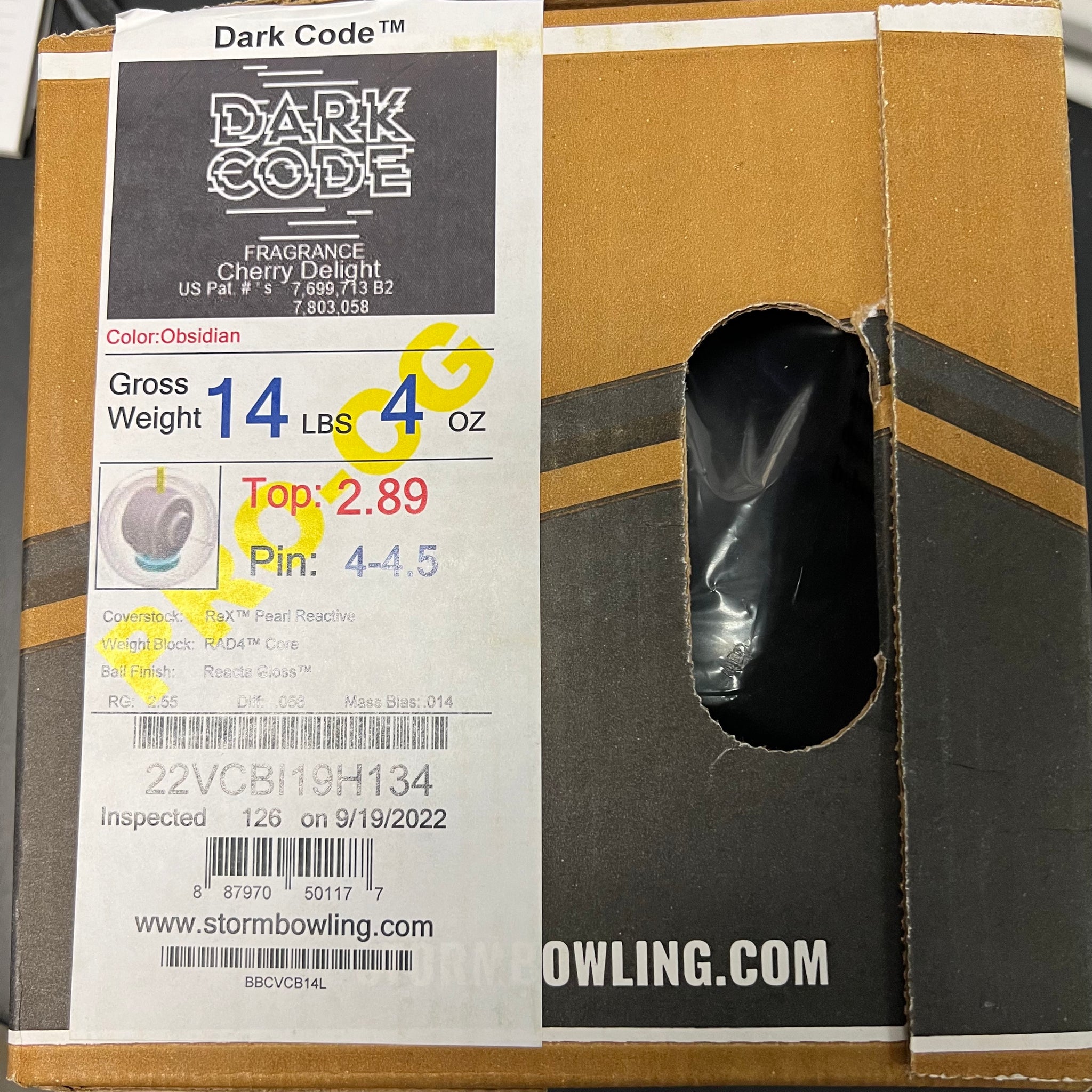 Storm Dark Code Pro-CG 14 lbs NIB – BowlingGems.com