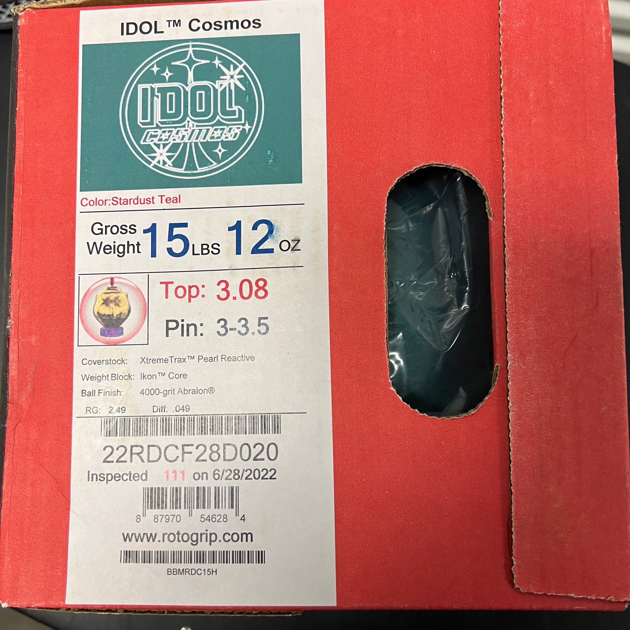 Roto Grip Idol Cosmos 15 lbs 12 oz NIB – BowlingGems.com
