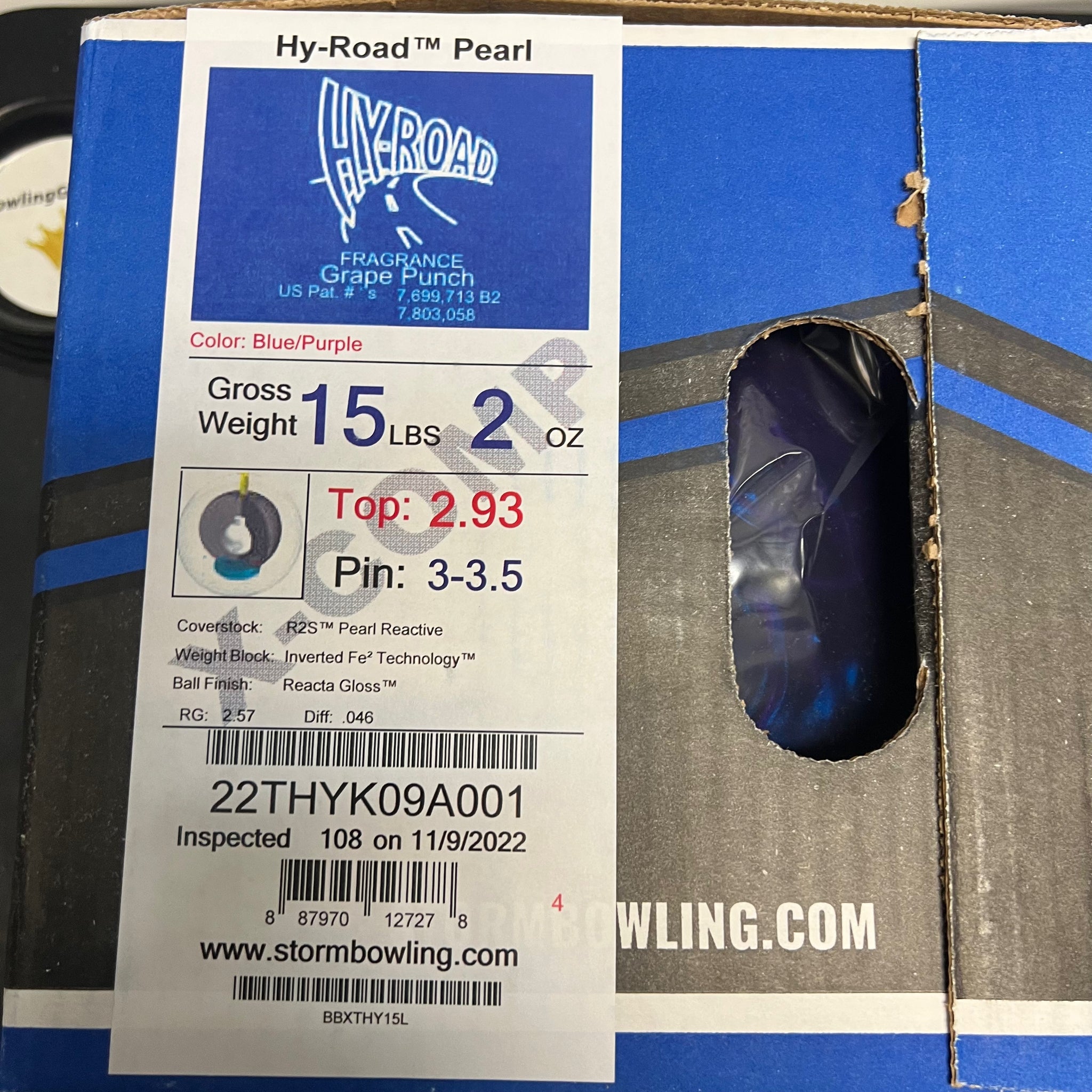 Storm Hy-Road Pearl X-Comp 15 lbs NIB – BowlingGems.com