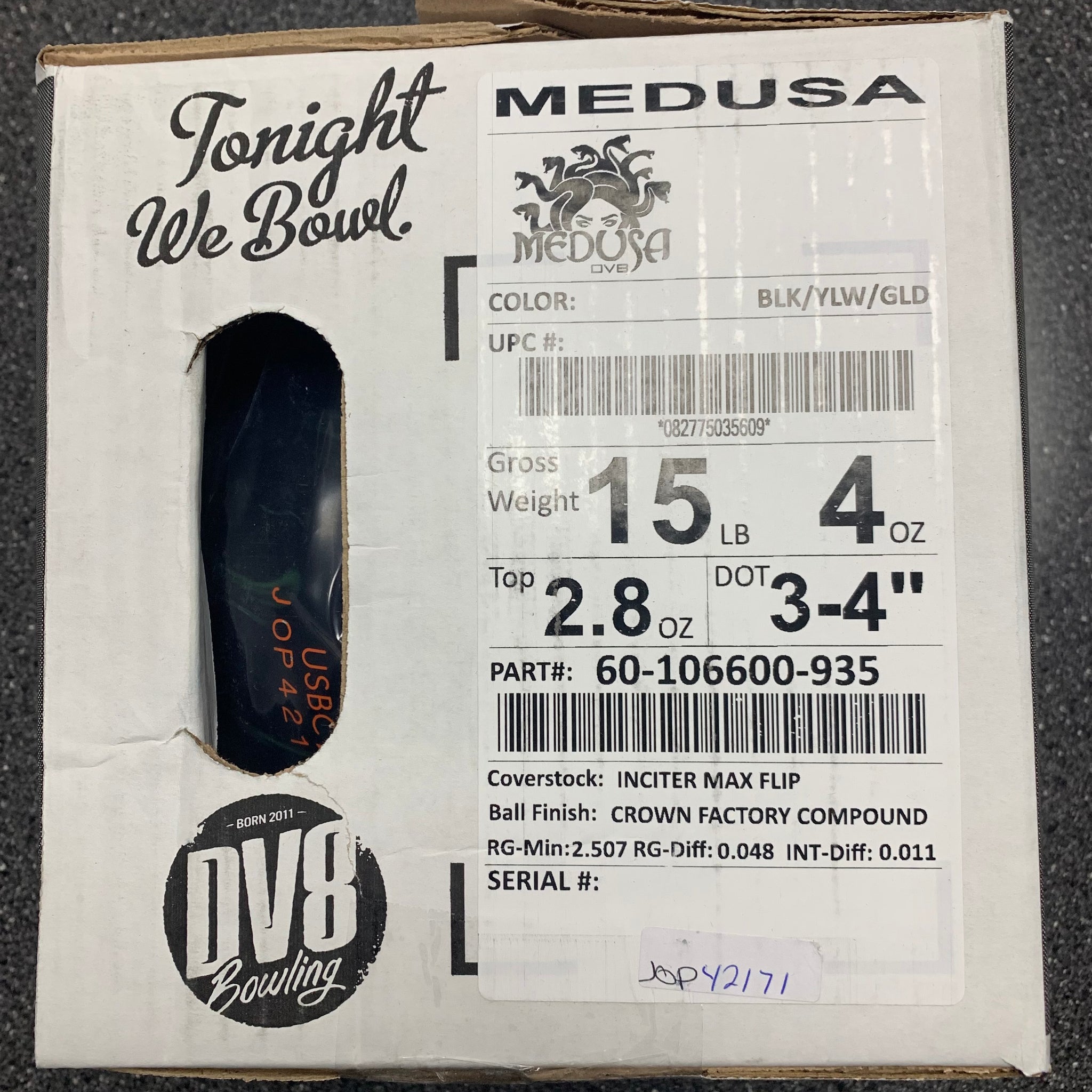 DV8 Medusa 15 lbs NIB – BowlingGems.com